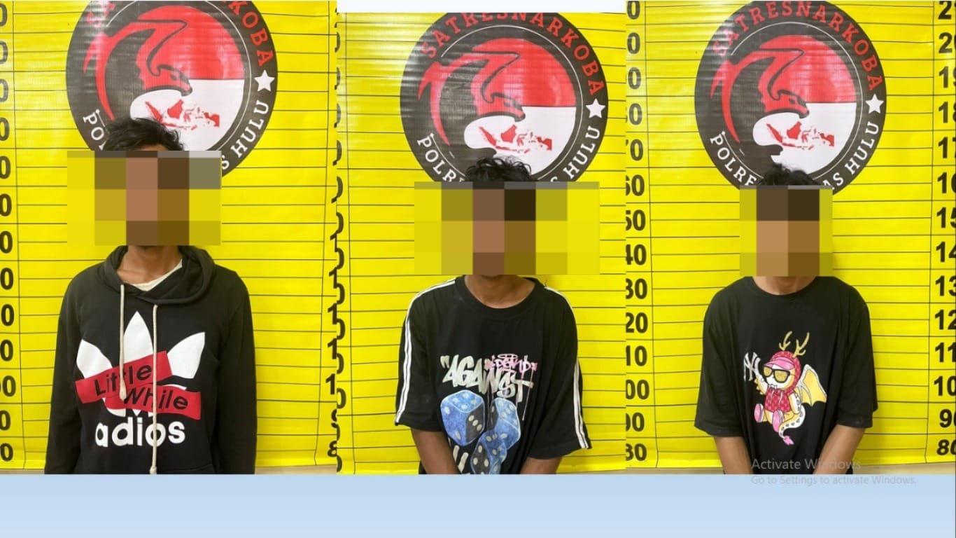 Polisi Tangkap Tiga Pengedar Sabu di Kapuas Hulu