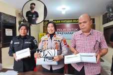 Polsek Pontianak Selatan Ungkap Kasus Pencurian Bermodus Congkel Pintu