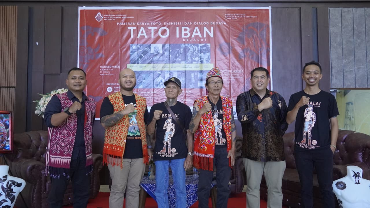 Warisan Budaya Leluhur dari Batas Negeri : Tato Iban Bejalai