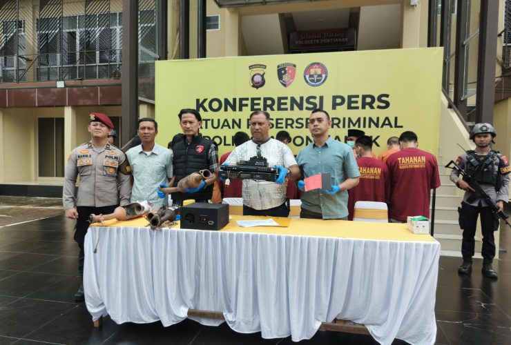 Polresta Pontianak Ungkap 21 Kasus Pencurian Selama September