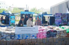 Prabowo Pimpin Pemusnahan 214,84 Ton Narkoba