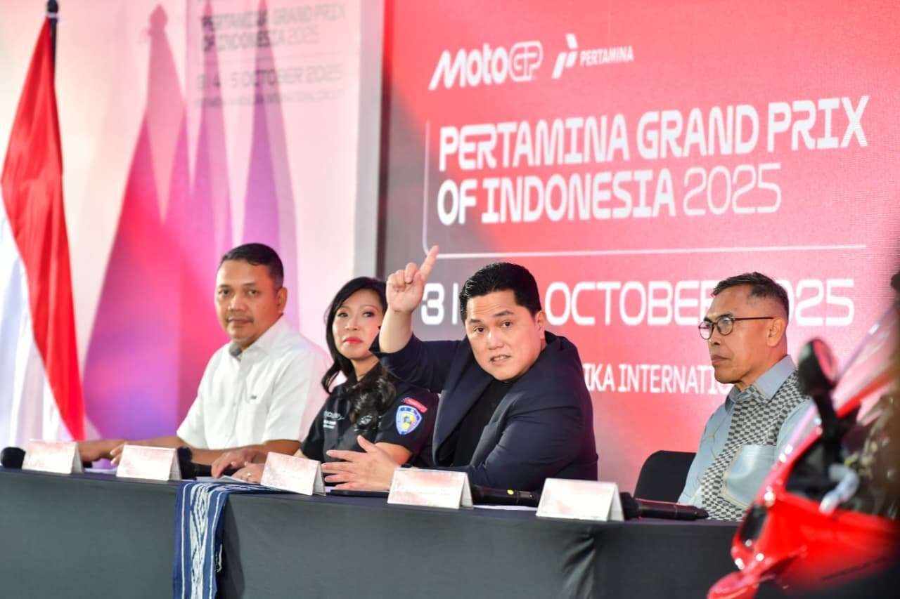 Menpora Erick Thohir Menyatakan Grand Prix Indonesia Jadi Momentum Strategis