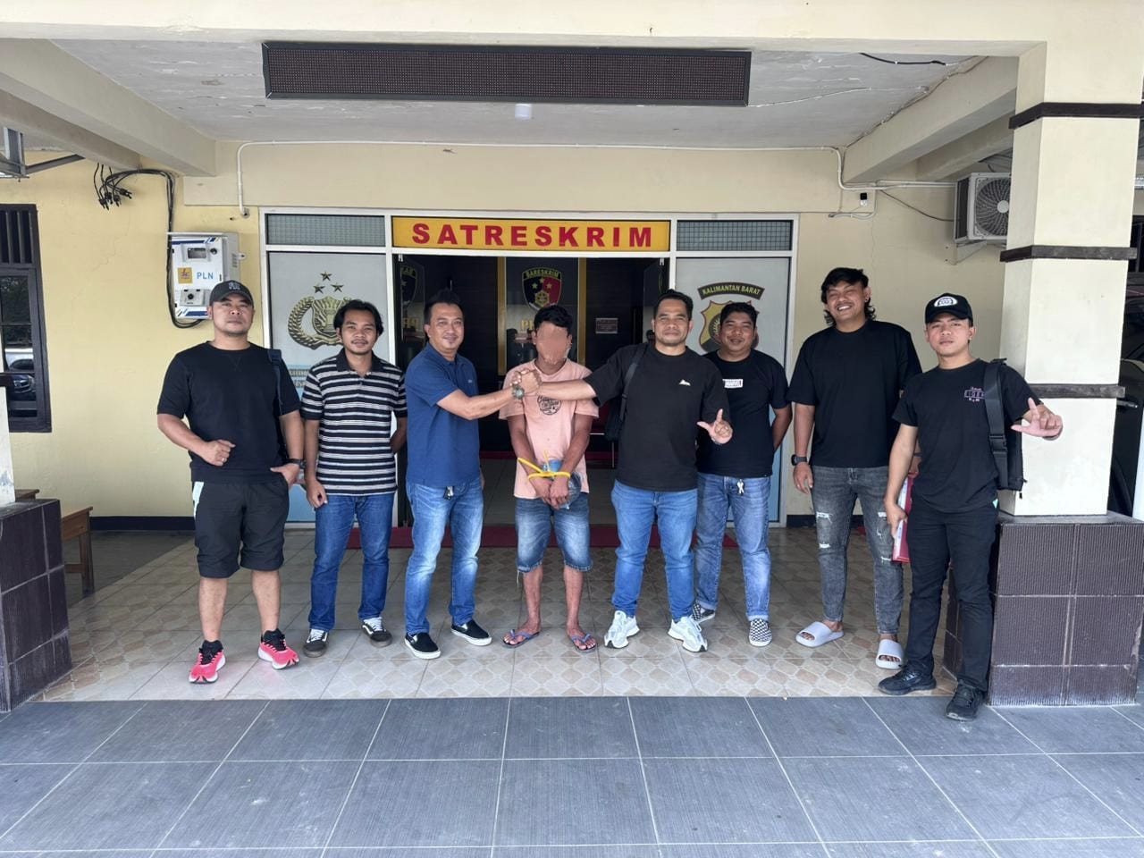 Polres Landak Ungkap Kasus Penggelapan Motor antar Kabupaten