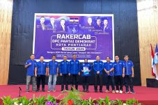 Hasil Rakercab, DPC Demokrat Kota Pontianak Dukung Ermin Elviani Kembali Pimpin DPD Kalbar