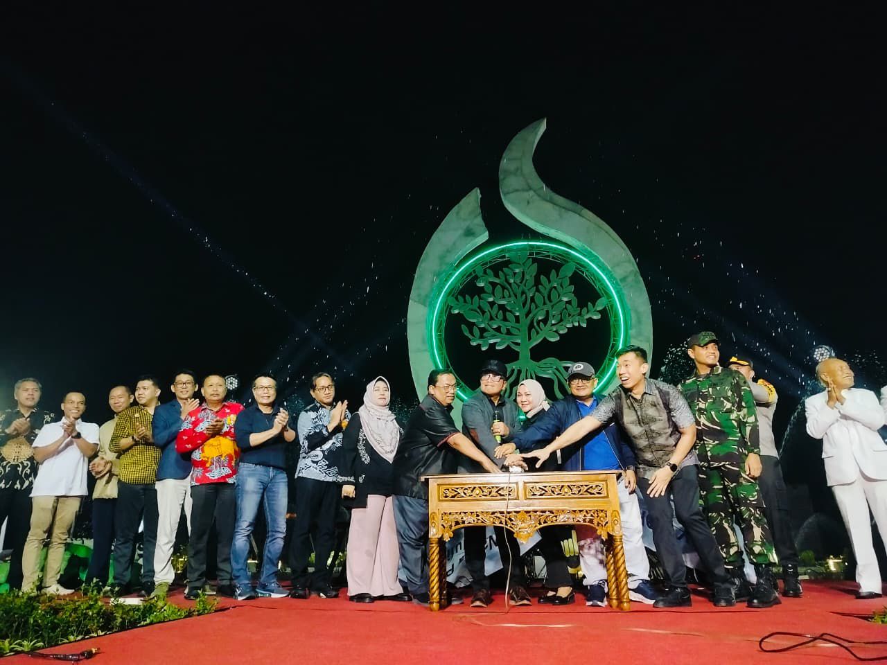 Bundaran Gaforaya Diresmikan, Sujiwo Sebut Simbol Kebersamaan dan Identitas Kubu Raya