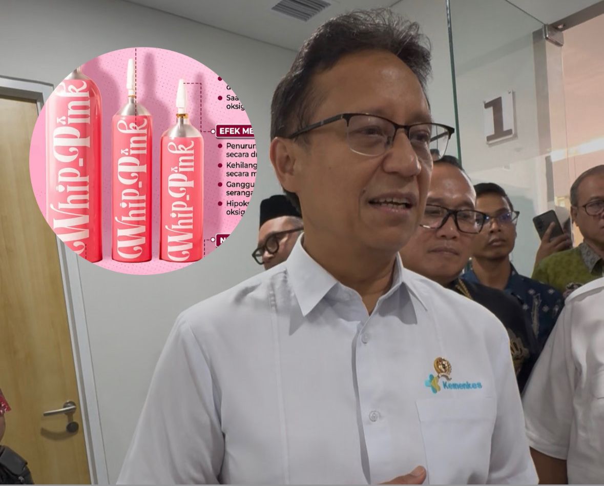 Whip Pink Dinilai Berbahaya, Menkes: Jangan Cari Kesenangan dengan Zat Kimia