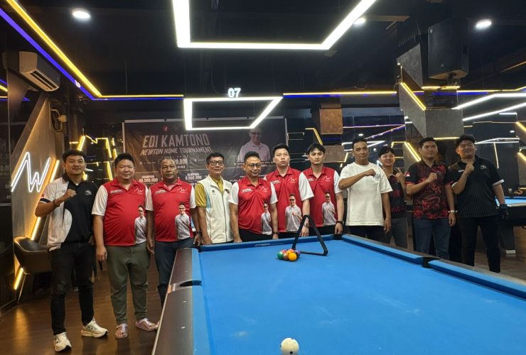 Hadiah Rp100 Juta! Newton Home Tournament Jadi Ajang Bergengsi Atlet Biliar Pontianak