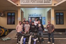Polsek Pontianak Barat Tangkap Pelaku Pencurian Motor