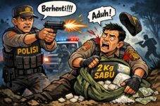 Dugaan Jaringan Narkoba, Oknum Polisi Diamankan dengan 2 Kg Sabu