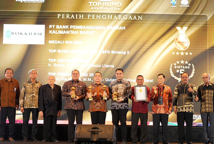 Empat Tahun Berturut-turut Bintang 5, Bank Kalbar Tegaskan Kelas Nasional