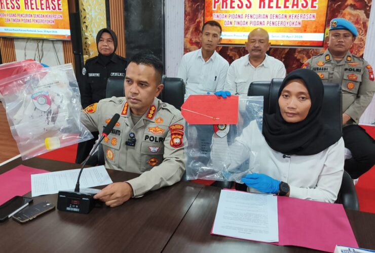 Polisi Bekuk Spesialis Pencuri HP di 11 Lokasi di Pontianak