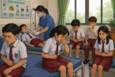 Enam Siswa SD 23 Desa Durian Kubu Raya Diduga Keracunan MBG