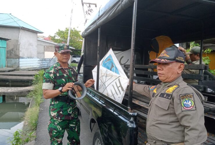 Sat Pol PP Pontianak Gencar Razia Layang-layang