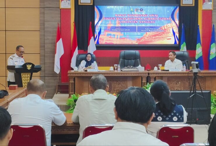 Susun Strategi Percepatan Reforma Agraria di Sanggau, Bupati Pimpin Rakor GTRA