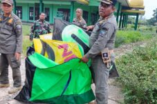 Korban Terus Bertambah, Satpol PP Kembali Sita Puluhan Layangan di Pontianak Utara