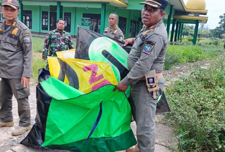 Korban Terus Bertambah, Satpol PP Kembali Sita Puluhan Layangan di Pontianak Utara