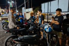 Polsek Parindu Razia Knalpot Brong, Sejumlah Remaja Terjaring