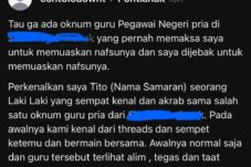 Viral di Threads, Pria Mengaku Dipaksa Oknum Guru di Pontianak Lakukan Hubungan Sesama Jenis