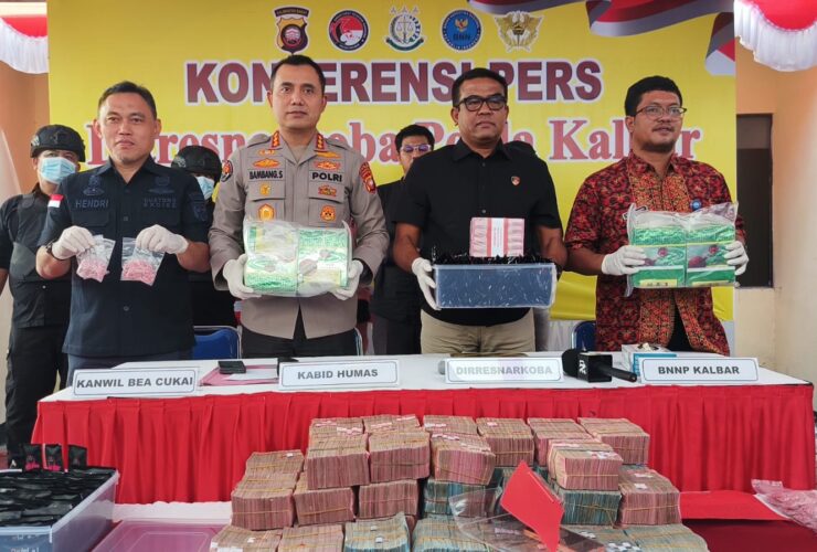 Gerebek Gudang Narkoba di Pontianak Timur, Polisi Temukan Heroin dan Uang Miliaran Rupiah