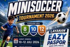 Urus Paspor Sambil Nonton Sepak Bola! Pasporia Minisoccer Tournament 2026 Hadirkan Layanan Eazy Passport Gratis di Pontianak