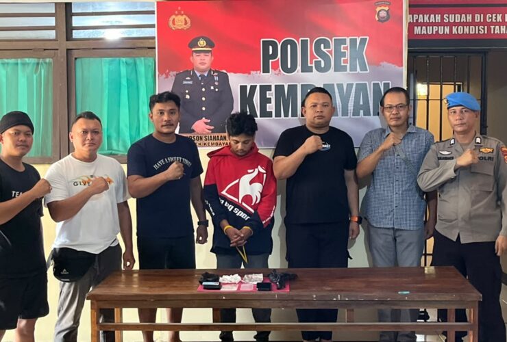 Tim Tindak Polsek Kembayan Ringkus Pengedar Sabu, 13,13 gram Diamankan