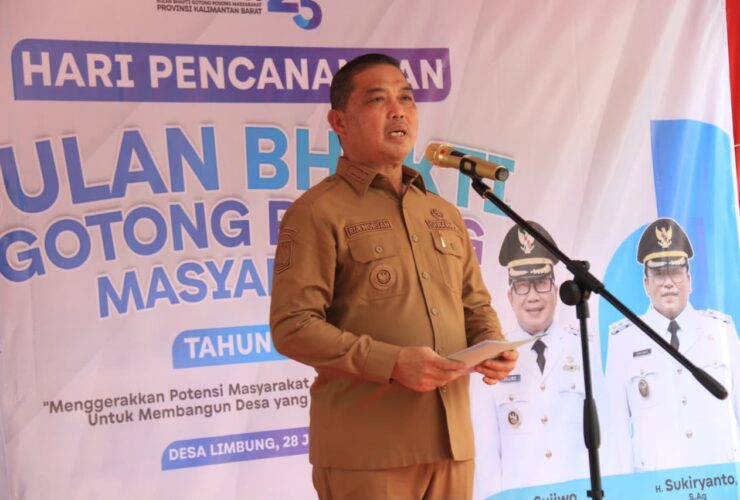 Ria Norsan Ajak Warga Jadikan Gotong Royong Semangat Budaya Daerah