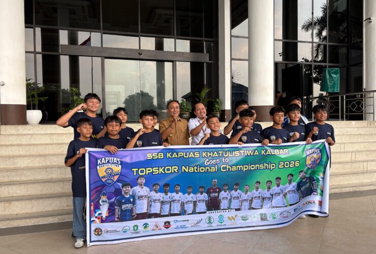 SSB Kapuas Khatulistiwa U-12 Siap Berlaga di Liga Top Skor Nasional 2026, Wagub Krisantus Beri Dukungan Penuh