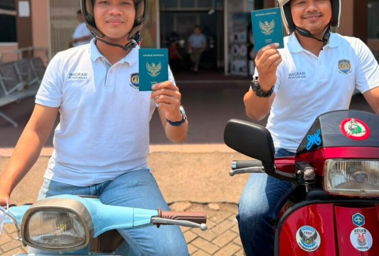 PASPORIA Gaspol Buka Rangkaian Semarak HUT Ke-81 RI di Kantor Imigrasi Pontianak