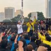 Aparat Janji Tak Bawa Senpi Saat Amankan Demo Mahasiswa di Bundaran HI