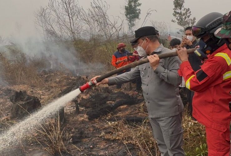 Ria Norsan: Pemerintah Tak Bisa Sendiri Tanggulangi Karhutla