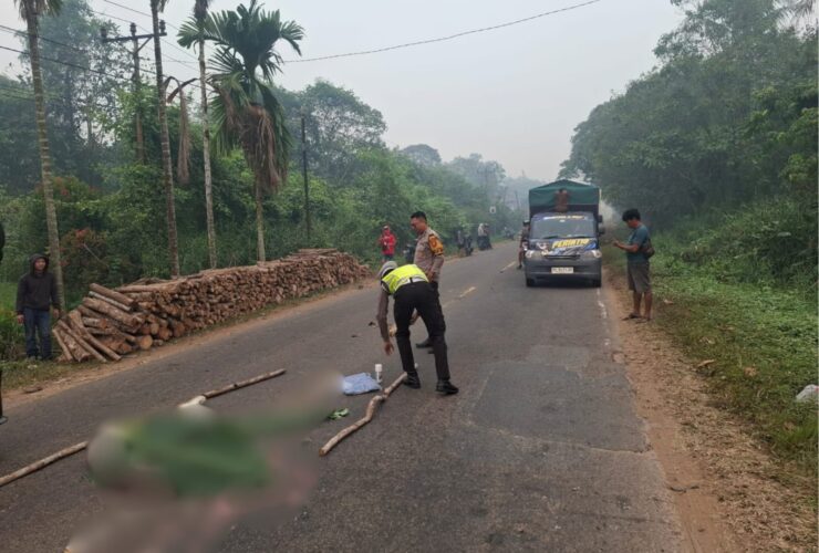 Laka Lantas di Trans Kalimantan Kubu Raya Tewaskan Seorang Pemotor