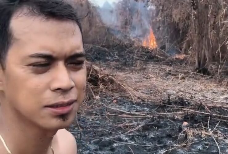 Viral Anggota DPRD Mempawah Bakar Lahan: Ini Bekas Kebakaran Kemarin Kita Bakar Lagi Sekalian