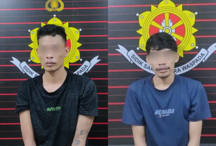 Usai Curi Mesin dan Tabung Gas Dua Residivis Kambuhan Dibekuk Polisi