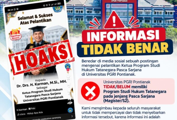 Nama Kampus Dicatut, UPGRI Pontianak Tegaskan Tak Buka Prodi Baru