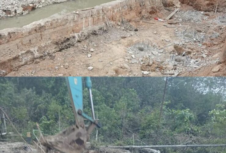 Jembatan Bundung Rp14,5 Miliar Disorot, Potongan Spun Pile dan Data Pemancangan Dipertanyakan