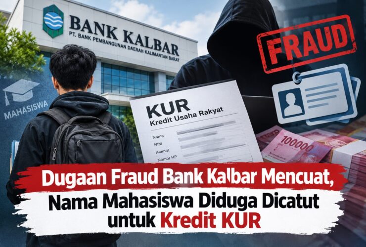 Dugaan Praktik Curang Oknum Pegawai Bank Kalbar, Catut Nama Mahasiswa Cairkan KUR
