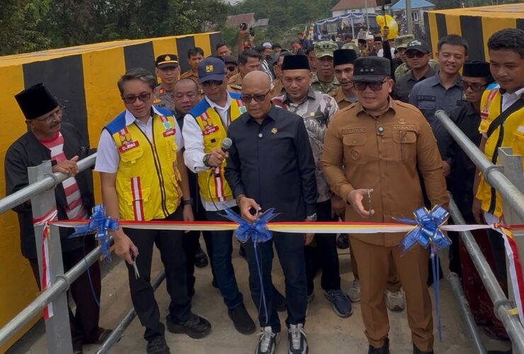 Jembatan Gantung Simpang Kanan Diresmikan, Sujiwo Sebut Buka Akses dan Gerakkan Ekonomi Warga